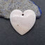 New Natural Pink Opal Heart Gemstone Pendant Bead, Popular Drilled Pendant For DIY Making,Gemstone For Jewelry Making, 38×37×6mm, 10g