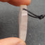 Natural Rose Quartz Pendant Bead 40*27*8mm, 13.6g