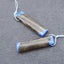 Intarsia of Lapis Lazuli and Labradorite Earring Beads 40*10*5mm, 9.9g