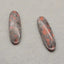 Natural African Blood Stone Earring Beads 42*13*4mm, 8.4g