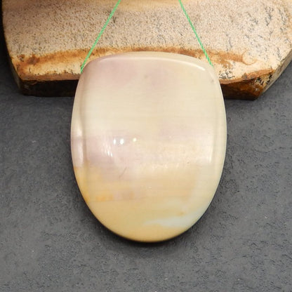 Natural Ocean Jasper Pendant Bead 50*40*9mm, 35.5g