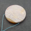 Natural Ocean Jasper Pendant Bead 40*40*8mm, 23g