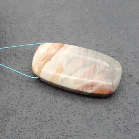 Natural Ocean Jasper Pendant Bead 50*26*9mm, 22.1g