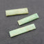 3 PCS Natural Chrysoprase Pendant Beads 38*9*4mm, 43*10*3mm, 10.2g