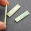 3 PCS Natural Chrysoprase Pendant Beads 38*9*4mm, 43*10*3mm, 10.2g