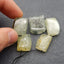 5 PCS Natural Prehnite Pendant Beads 25*20*7mm, 20*15*7mm, 32.1g