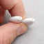 Natural White Agate Earring Beads 30*13*7mm, 7.8g