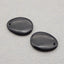 Natural Obsidian Earring Beads 25x18x4mm, 6.1g