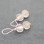 Natural Rose Quartz Carved flower Earring Beads 8*10*10mm, 4.6g