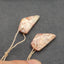 Natrual Crazy Lace Agate Earring Beads 26*14*4mm, 3.4g