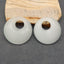 Cat's Eye Earring Beads 38*38*8mm, 33.8g