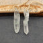 Natural Green Quartz Earring Beads 29*7*5mm, 2.8g