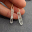 Natural Green Quartz Earring Beads 29*7*5mm, 2.8g