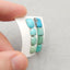 8 PCS Natural Turquoise Cabochons 9*9*3mm, 7*7*3mm, 3.5g