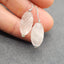 Natural White Quartz Earring Beads 19*10*10mm, 4.7g