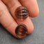 Natural Smoky Quartz Earring Beads 18*18*8mm, 6.8g