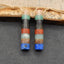 Intarsia of Natural Crystals Earring Beads 32*7*7mm, 6.4g