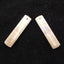 Natural Wood Fossil Earring Beads 40*10*4mm, 5.5g