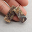 Natural frog eye Jasper Earring Beads 33*13*3mm, 6.5g