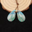 Natural Chrysocolla Earring Beads 22*14*4mm, 3.8g