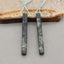 Natural Plant Fossil Earring Beads 42*5*5mm, 5.8g