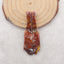 Nugget (Rough Sides) Natural Warring States Red Agate Gemstone Earring Beads,48x11x4mm,6g