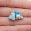 Nugget (Rough Sides) Natural Blue Opal Earring Beads, 16x12x7mm,3.2g