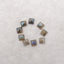 9 PCS Natural Labradorite Gemstone Cabochons,6x3mm,2g