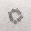 9 PCS Natural Labradorite Gemstone Cabochons,6x3mm,2g