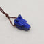 New! Carved Natural Lapis Lazuli Animal Head Pendant, Gemstone Pendant For Necklace, Stone Animal Pendant, 19x12x11mm, 4.7g