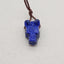 New! Carved Natural Lapis Lazuli Animal Head Pendant, Gemstone Pendant For Necklace, Stone Animal Pendant, 19x12x11mm, 4.7g