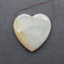 Natural Wave Jasper Heart Gemstone Pendant Bead, Popular Drilled Pendant for DIY Making,47×45×8mm,26g