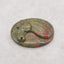 Carved Natural Unakite Jasper Horse Gemstone Pendant Bead, 61x46x11mm,57g