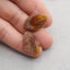 Natural Warring States Red Agate Earring Beads 26*16*4mm, 5.6g