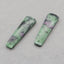 Natural Ruby And Zoisite Earring Beads 43x13x5mm, 11.9g