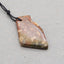 Natural Ocean Jasper Pendant Bead 28*17*4mm, 3.5g