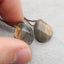 Natural Labradorite Earring Beads 20*16*10mm, 9.6g