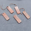 5 PCS Natural Wonder Stone Pendant Beads 33*13*3mm, 18.3g