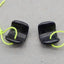 Natural Obsidian Earring Beads 15*12*4mm, 3.2g