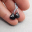 Natural Obsidian Earring Beads 9*8*4mm, 1.0g