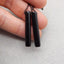 Natural Obsidian Earring Beads 28*4*4mm, 2.3g