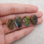 4 PCS Natural Flash Labradorite Cabochons, 20×15×6mm,12.4g