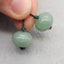 Natural Green Aventurine Earring Beads 16*16*2mm, 8.8g