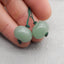 Natural Green Aventurine Earring Beads 16*16*2mm, 8.8g