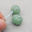 Natural Green Aventurine Earring Beads 16*16*2mm, 8.8g