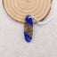 Natural Labradorite And Lapis Lazuli Intarsia Gemstone Pendant, ,35x12x4mm, 4g