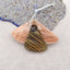 Natural Flash Labradorite And Sun Stone Gemstone Pendant, 56x38x8mm, 21g