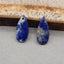 Natural Lapis Lazuli Earring Beads 17*7*2mm, 1.1g