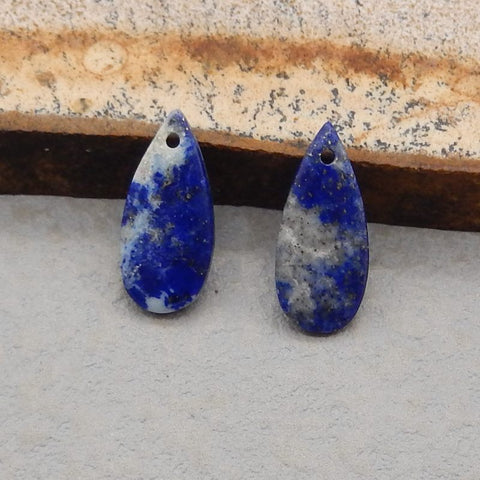 Natural Lapis Lazuli Earring Beads 17*7*2mm, 1.1g