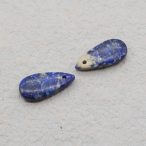 Natural Lapis Lazuli Earring Beads 17*7*2mm, 1.1g